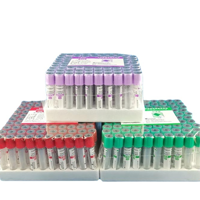 Blood Collection Tube - 100/pcack Disposable Sterile Vacuum Blood Collection