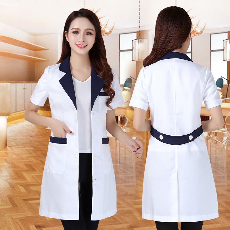 Summer women's white coat labo - Medical Lab And Science 评论和价格