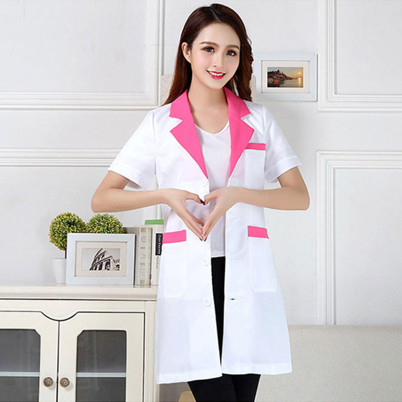 Summer women's white coat labo - Medical Lab And Science 评论和价格