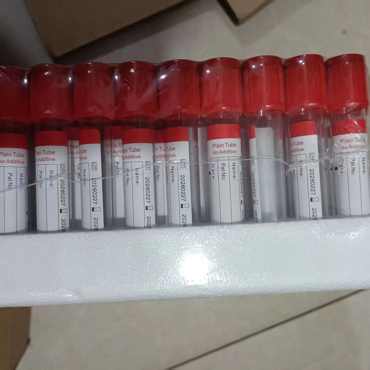 100 Pcs Red‑cap No‑additive Va - Blood Collection Tube 评论和价格