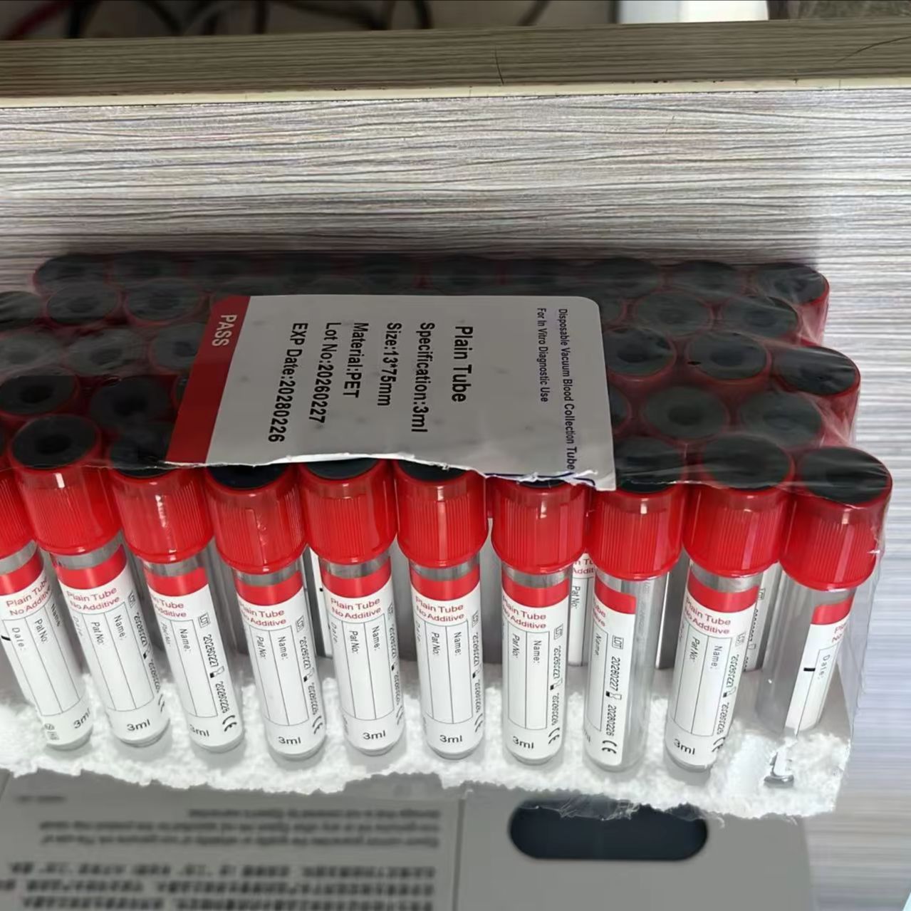 100 Pcs Red‑cap No‑additive Va - Blood Collection Tube 评论和价格