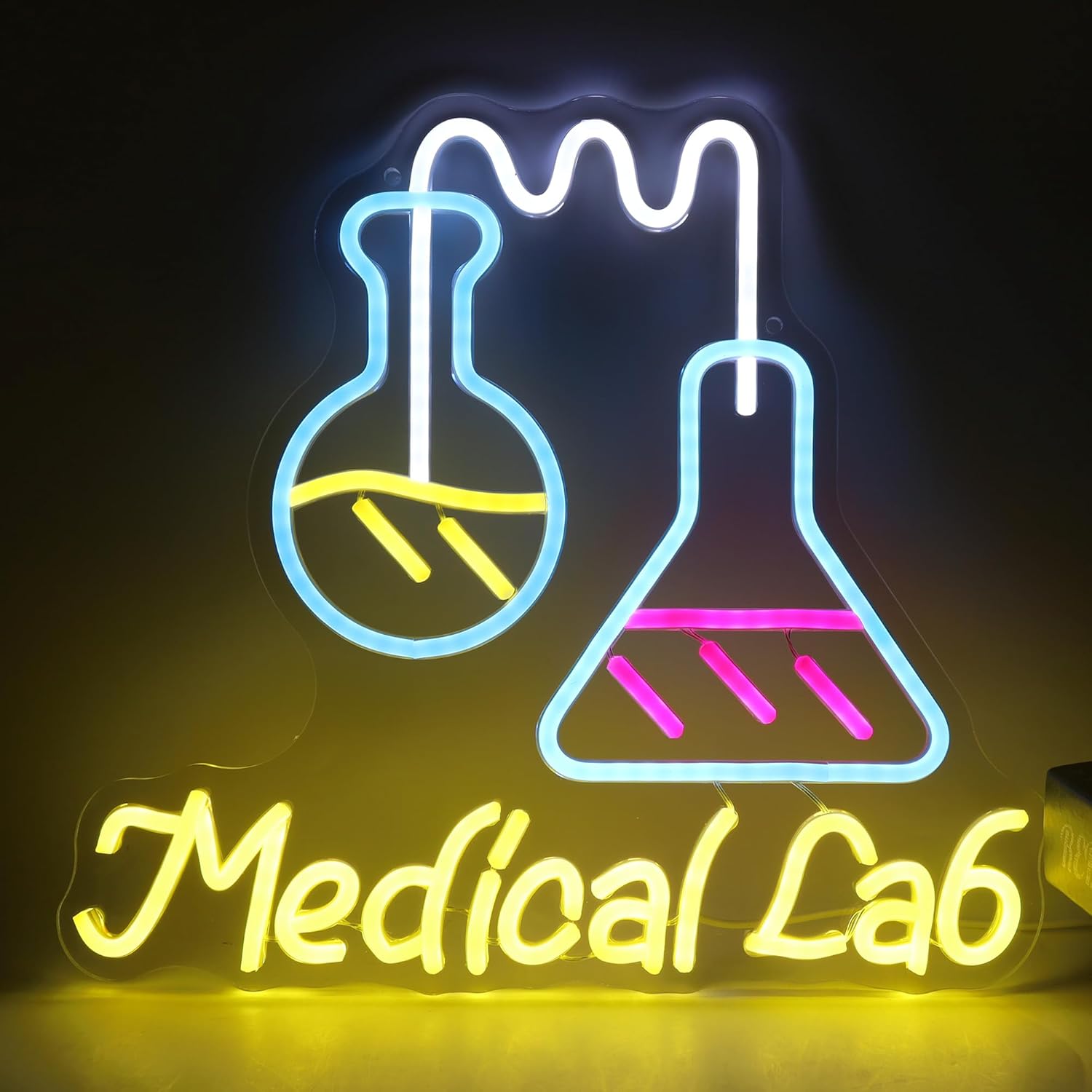 Science Laboratory Neon Sign U - Medical Lab And Science 评论和价格