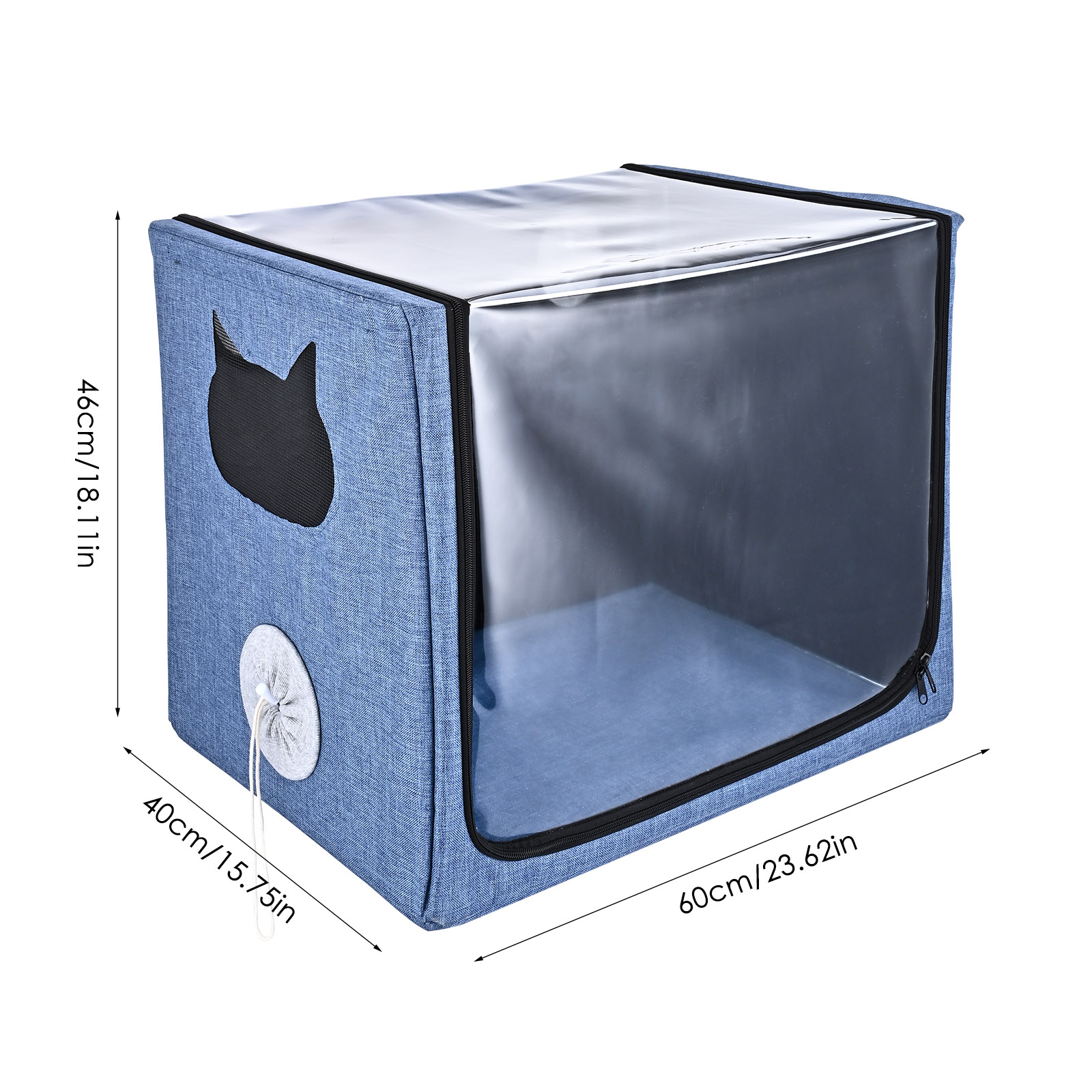 Pet Dog Cat Oxygen ICU Cage 10 - Lab Incubator 评论和价格